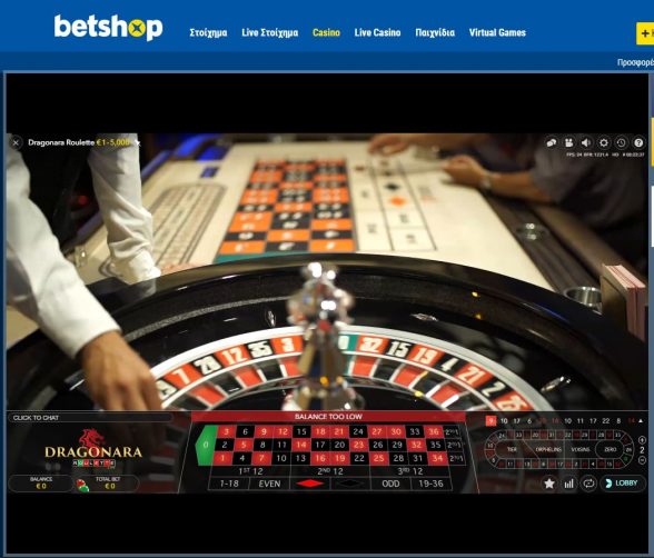 betshop live casino dragonara