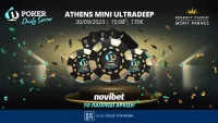 Novibet Poker Daily Series: Αύριο το Mini Ultradeep στο Mont Parnes!