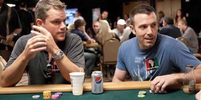 damon and affleck poker