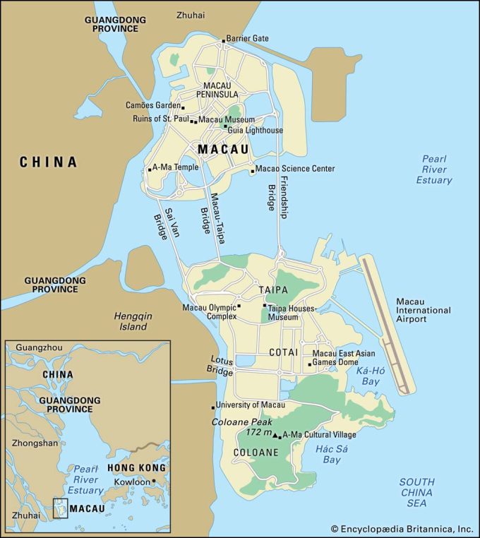 macao map